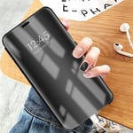 Smart Clear View Folio Case Cover for Samsung Galaxy S22 Ultra - Black