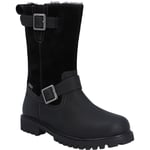 Hunter Ness Leather WoMens Black Boots material_leather1 - Size UK 6