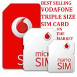 Vodafone PAYG Sim Card Triple (Standard/Micro/Nano) Sim Pack