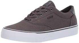 Lugz Homme Rabat Chaussure de Gymnastique, Gris foncé Blanc, 42.5 EU