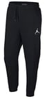 Nike M J Jumpman Fleece Pant Sport Trousers - Carbon Heather/Black, Small