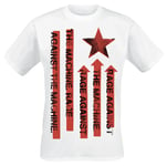 Rage Against The Machine Rage Flage Tour T-Shirt white