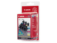 Canon Cli-526 Multipack - 3-Pack - Gul, Cyan, Magenta - Original - Blekkbeholder - For Pixma Ip4950, Ix6550, Mg5350, Mg6150, Mg6250, Mg8150, Mg8250, Mx715, Mx885, Mx892, Mx895