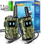 Veopoko Walkie Talkie for Kids Rechargeable, Toys for 3-12 Year Old Boys Toys 3