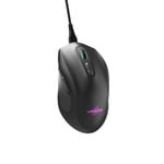 uRage Souris Gamer Filaire Reaper 340 (7 Boutons programmables, Souris Gaming Câble Capteur Optique 8000 DPI, RGB, Clics Gaming TTC-Golden, USB-C Uflex) Noire