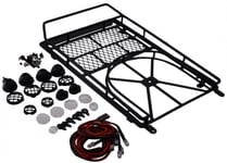 HobbyDetails Roof Luggage Rack w/LED Light 1/10