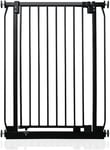 Safetots Barrière de sécurité Extra Haute Elite, 71cm - 80cm, Noir Mat, Extra Haute de 100cm de Hauteur, Barrière d'escalier à Fixation par Pression, Barrière de sécurité pour bébé pour Portes