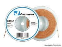 VIESSMANN 68653 FIL ELECTRIQUE BRUN 0,14 mm2 ROULEAU DE 25m