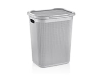 Ucsan Laundry Basket 50L Knit M-079 Ice Gray