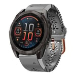 Garmin Fenix 8 AMOLED 43mm Klokkerem i silikon - Grå