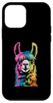 Coque pour iPhone 12 mini Pop Art Lama Alpaga Lamas Amoureux des animaux