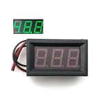 Green Mini 0.56 pouces voltmètre LCD affichage numérique tension mètre panneau outil Portable avec deux fils ca 70 V-500 V