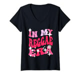 Womens In My Reggae Era rastafarian Music For Women and girls V-Neck T-Shirt