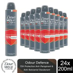 Dove Anti-Perspirant Men+Care Advanced Anti-Bac Odour Defence 72H Deo 200ml,24pk