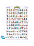 ABYstyle - POKEMON Poster Sinnoh Pokemon English (91.5 x 61cm) - Plakat