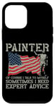 iPhone 12 mini House Painter Decorator American Flag Painter Of Course I Case