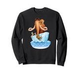 Ice Age Manfred Diego Sid and Scrat on Iceberg Sweatshirt