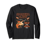 Funny Sporting Clays Where Birds Are Fake Skeet Shooting Long Sleeve T-Shirt