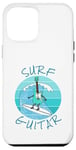 Coque pour iPhone 12 Pro Max Surf Guitar Guitariste électrique Surfeur Vacances d'été