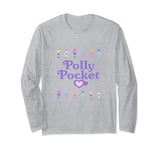 Polly Pocket T-Shirt Officiel Chiffres Plusieurs Couleurs Manche Longue