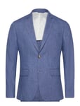 J. Lindeberg Hopper U Super Linen Blazer Blå