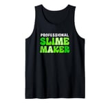 Slime Green Slime Party Squad Professional Slime Maker Tank Top