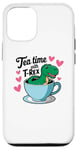 iPhone 12/12 Pro Tea Rex T-Rex Funny Tee For Tea Lovers Drinkers And Dinosaur Case