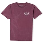 Harry Potter Buckbeak Metallic Pocket Print Unisex T-Shirt - Burgundy Acid - L