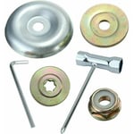 Choyclit - Tête de débroussailleuse,6pcs kit ecrou Tete debroussailleuse Universelle, pour débroussailleuse Thermique, Stihl, Echo, Ryobi Tete, Kit