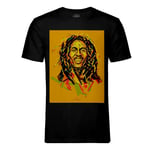 T-Shirt Homme Col Rond Bob Marley Hall Of Fame Art Star Reggae