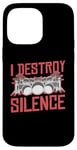 Coque pour iPhone 14 Pro Max Drums Instrument Funny Playing Musical Leçon