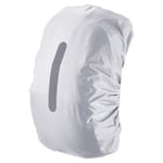 75-85L Waterproof Backpack Rain Cover with Vertical Strap XXL Silver Tone