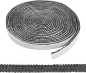 Joint Insert Cheminée, 4M X 12Mm X 3Mm Joint D'Étanchéité Auto-Adhésif Joint Insert Cheminée Résistante À La Chaleur Joints Fibre De Verre Pour Poêle Cheminée Tube Poele Porte De Four