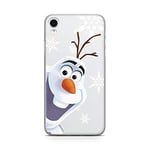 ERT GROUP Original Disney Coque de Protection pour Olaf 002 iPhone XR Phone Case Cover Multicolore