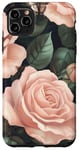 Coque pour iPhone 11 Pro Max Blush Rose Bloom Dark Garden Design