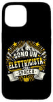 Coque pour iPhone 15 Un Elettricista Che Spacca Idee Regalo Uomo Elettricista