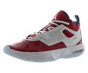 Nike Homme Jordan Stay Loyal 3 Chaussure de Basketball, White/Varsity Red/Midnight Nav, 45 EU