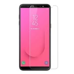 Samsung Galaxy J8 (2018) Arc Edge Karkaistu Lasi Suoja Kalvo Puhelimen Näytölle - Transparentti 0.3mm Läpinäkyvä