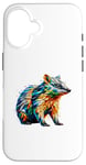 Coque pour iPhone 16 Polygon Art Bandicoot Bandicoots