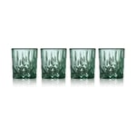 Lyngby Glas Sorrento shotglass 4 cl 4-pack Gronn