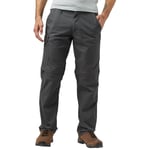 Peter Storm Mens Ramble II Convertible Walking & Hiking Trousers with Multiple Pockets - Grey - Size 32 (Waist)