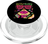 Retro 80s Baby 90s Made Me Vintage 80's 90's For Lady Girls PopSockets PopGrip for MagSafe