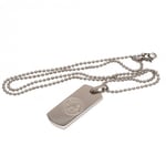 Leicester City FC Narrow Dog Tag And Chain