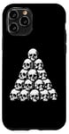 Coque pour iPhone 11 Pro Tas de crânes gothiques | Horreur Occulte Dark Soul Mystic Pagan