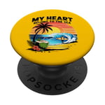 My Heart Belong To The Sea Beach Lifestyle PopSockets Adhesive PopGrip