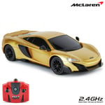 CMJ RC Cars 1:24 McLaren 675LT Gold Car