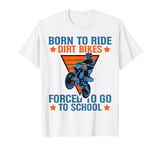 Funny Dirt Bike Art For Boys Girls Motocross Dirt Bike Rider T-Shirt