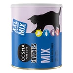 Ekonomipack: Cosma Snackies XXL Maxi Tube frystorkat kattgodis - Mix 4 sorter (3 x 160 g)
