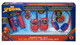 Marvel Spider-Man Kit med Kikare, Kompass, WalkieTalkie och Hörlurar