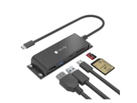 Techly Iadap-Usbc-935, Kabel, Usb 3.2 Gen 1 (3.1 Gen 1) Type-C, Svart, Sdxc, 5 Gbit/S, Android